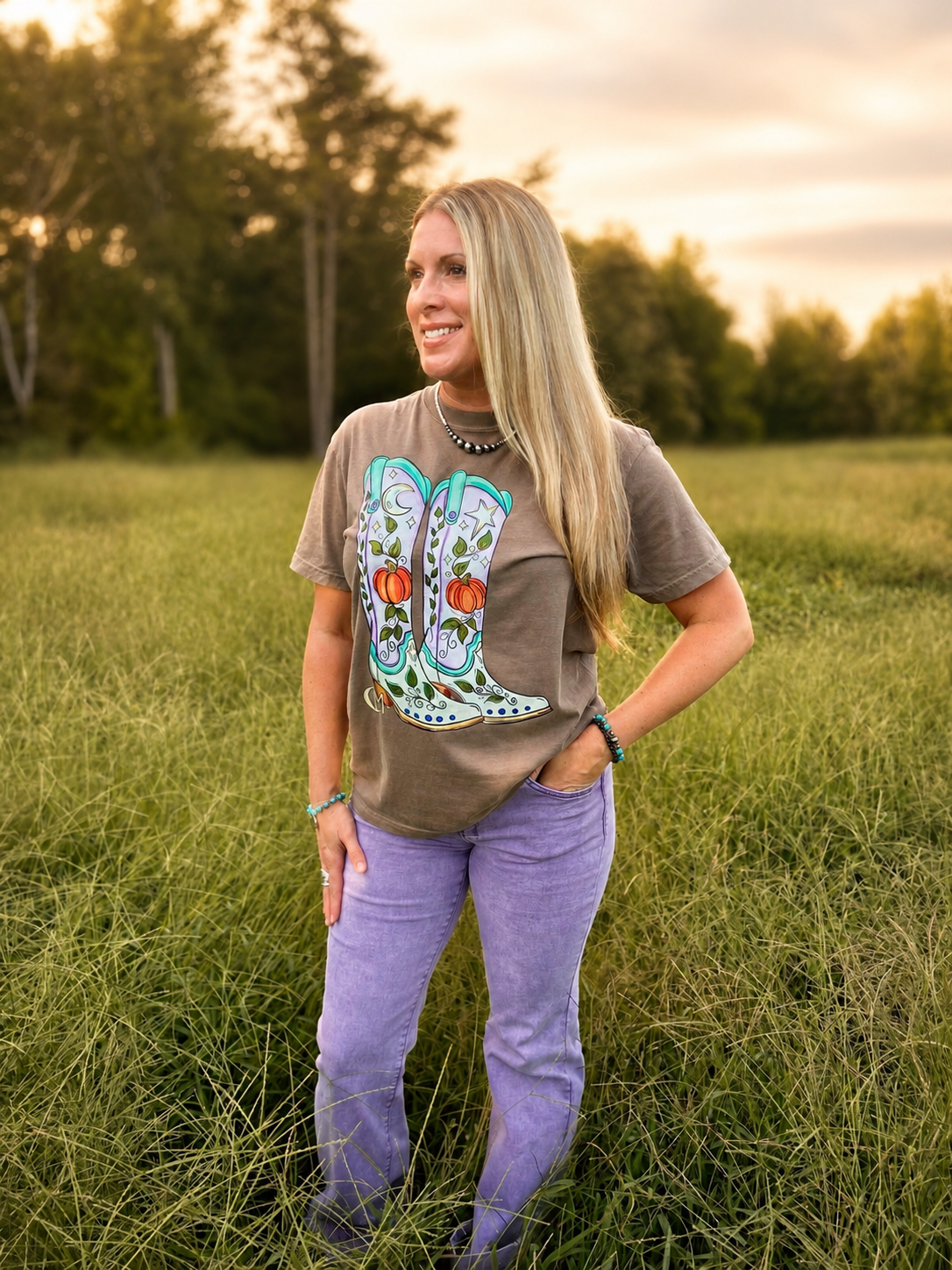 Fall Boots Tee
