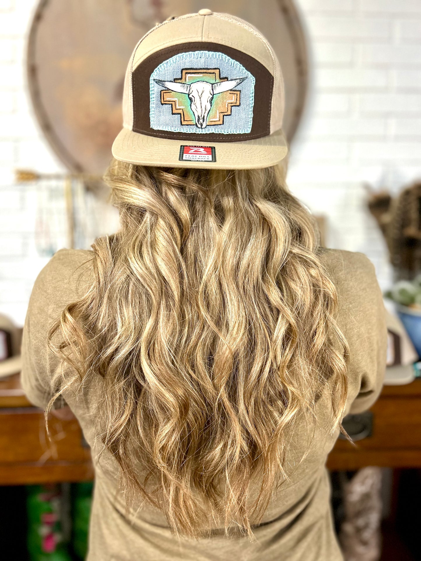 Saddle Ready Range Hats | Turquoise Skull