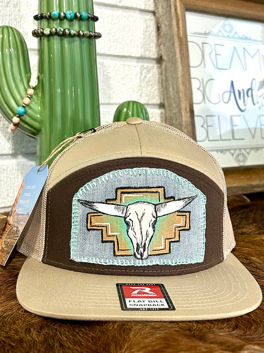 Saddle Ready Range Hats | Turquoise Skull
