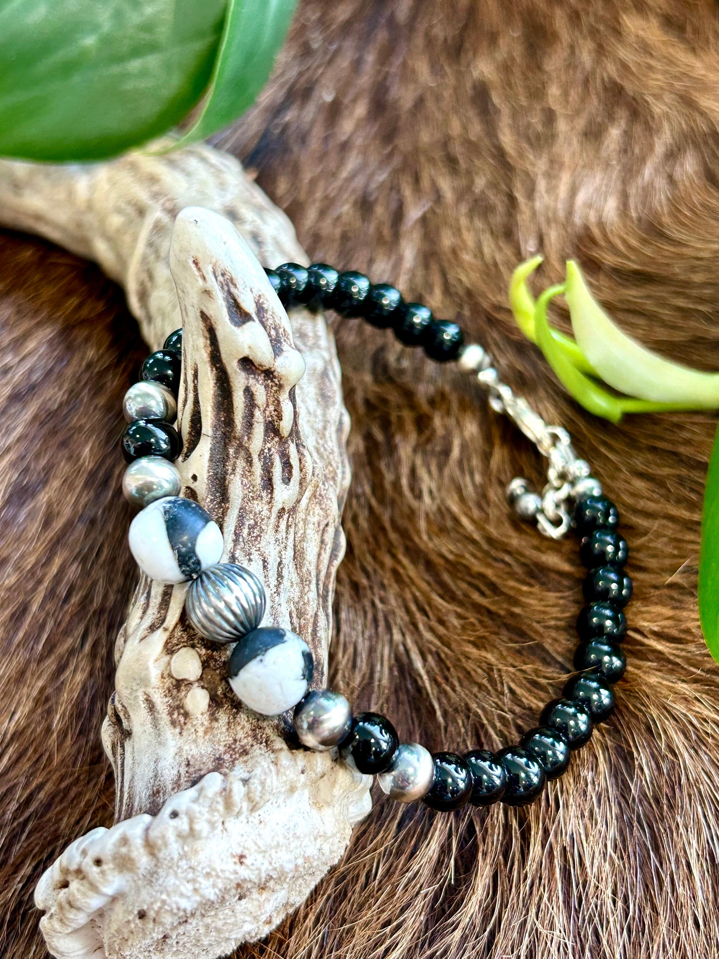 White Buffalo Silverline Bracelet
