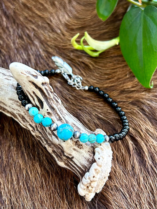 Kingman Feather Bracelet