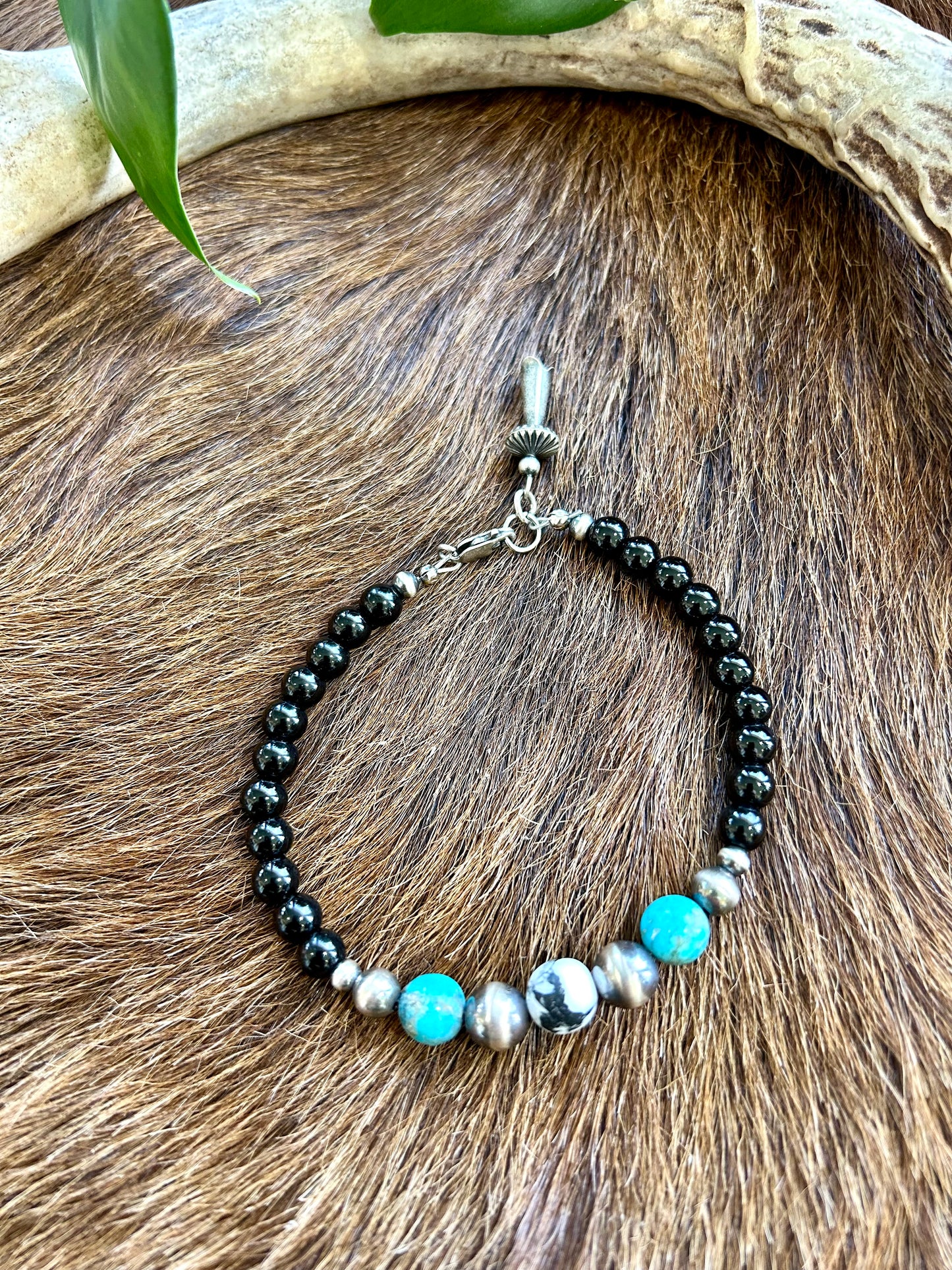 High Desert Squash Blossom Bracelet