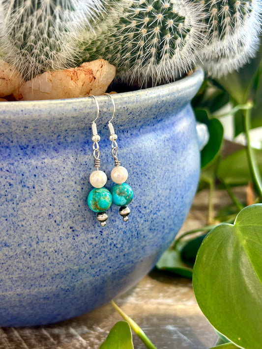 Kingman Pearl Drop Earrings