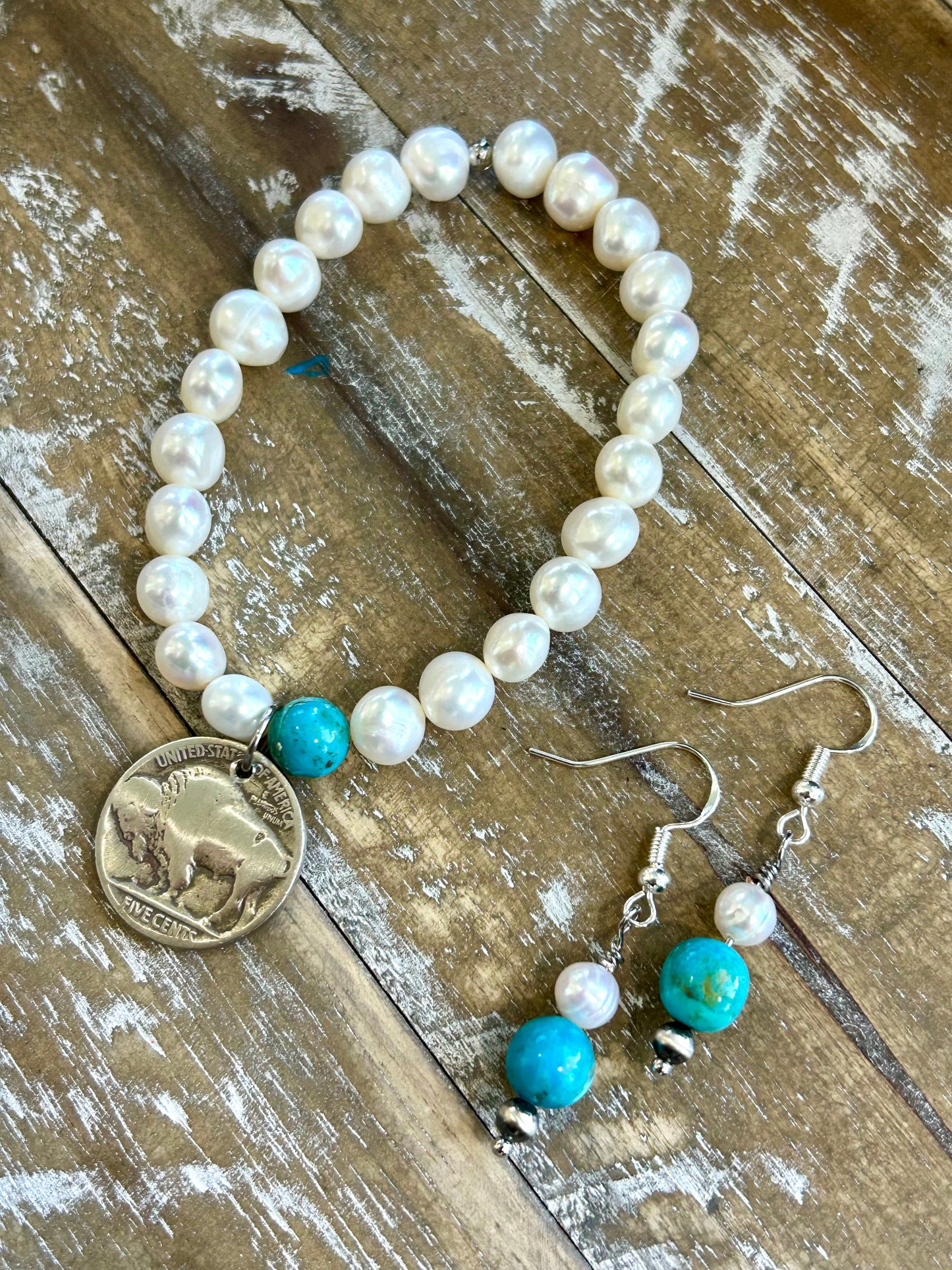 Kingman Pearl Drop Earrings