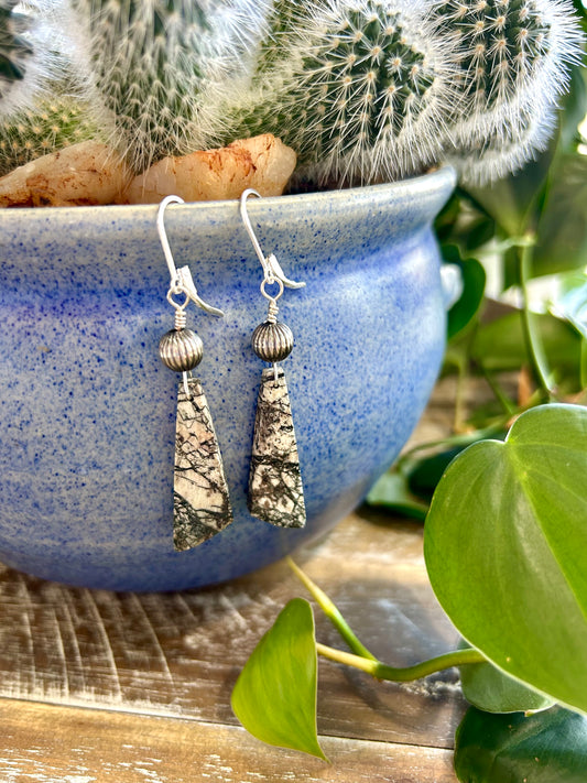 Dry Creek White Buffalo Drop Earrings