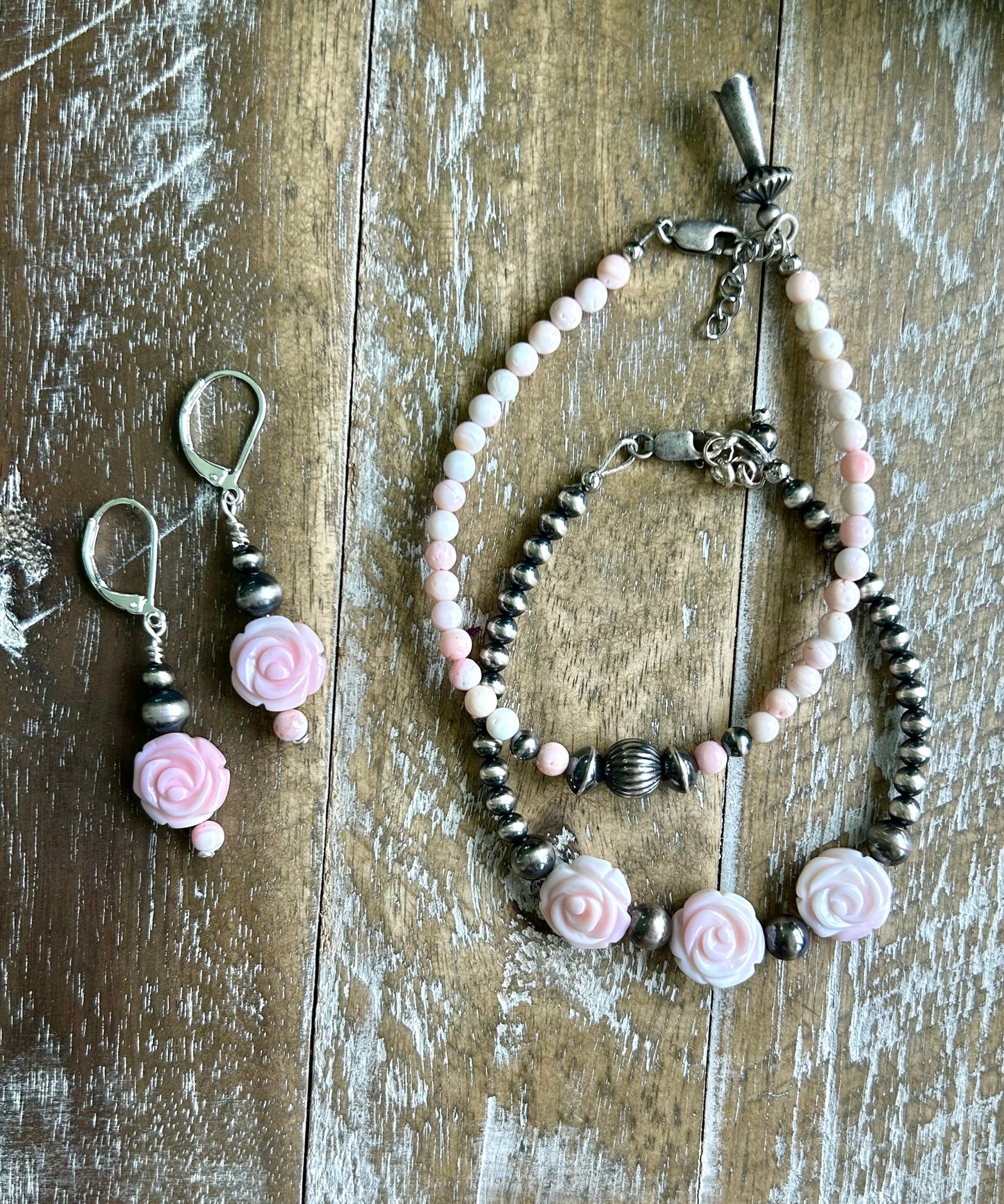 Pink Conch Prairie Bracelet