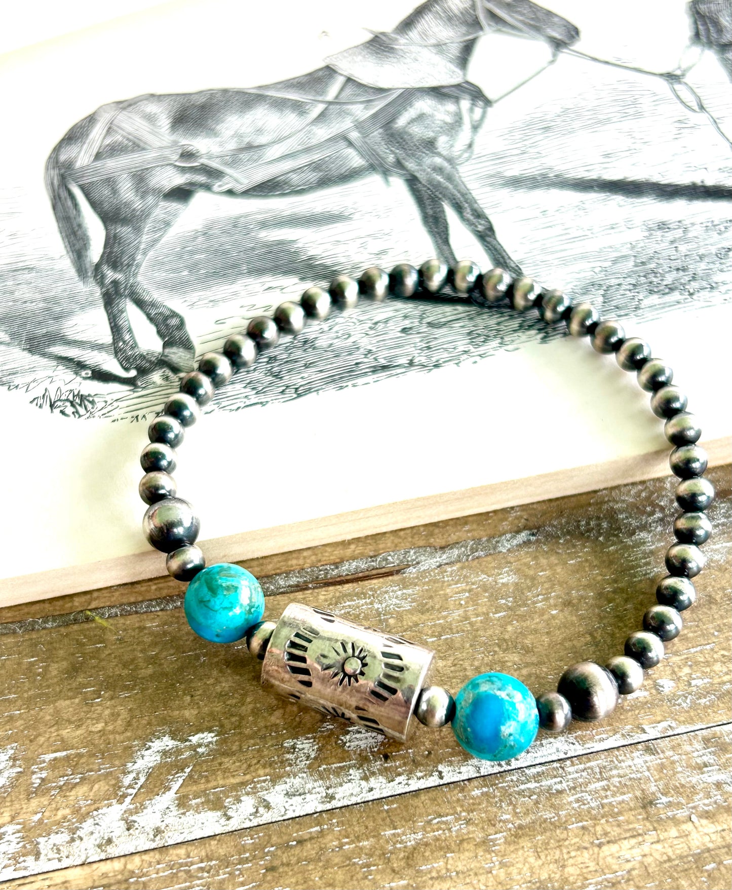 Kingman Barrel Stretch Bracelet