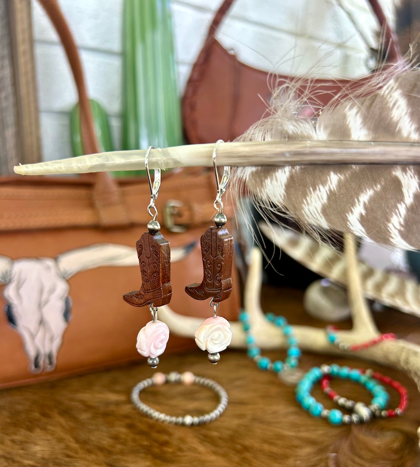 Wildflower Boot Earrings