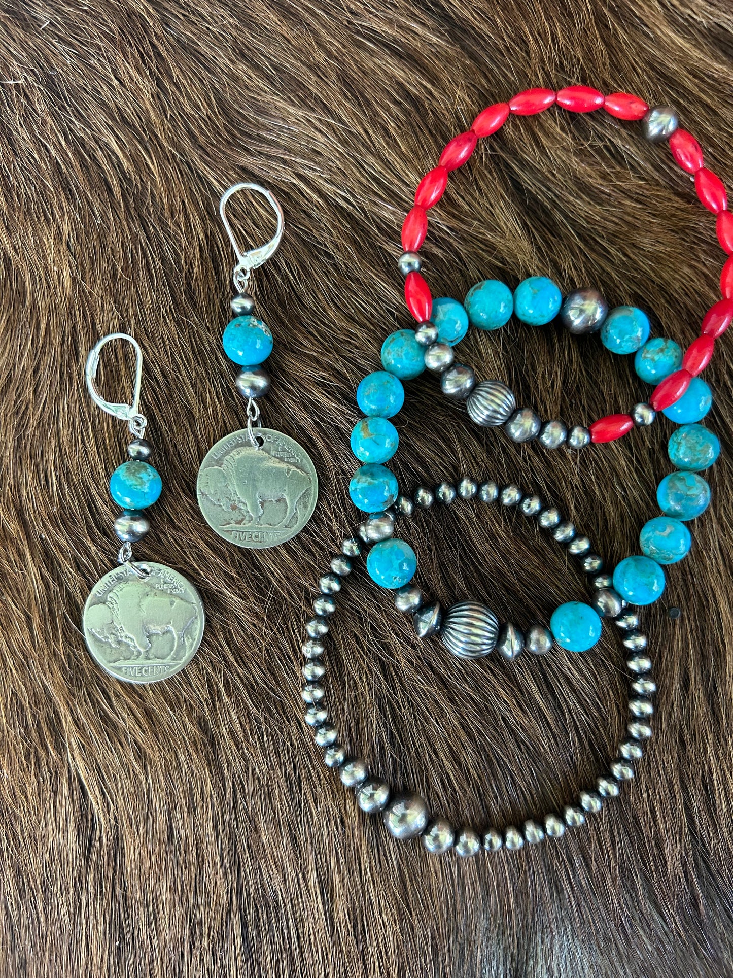 Kingman Buffalo Earrings