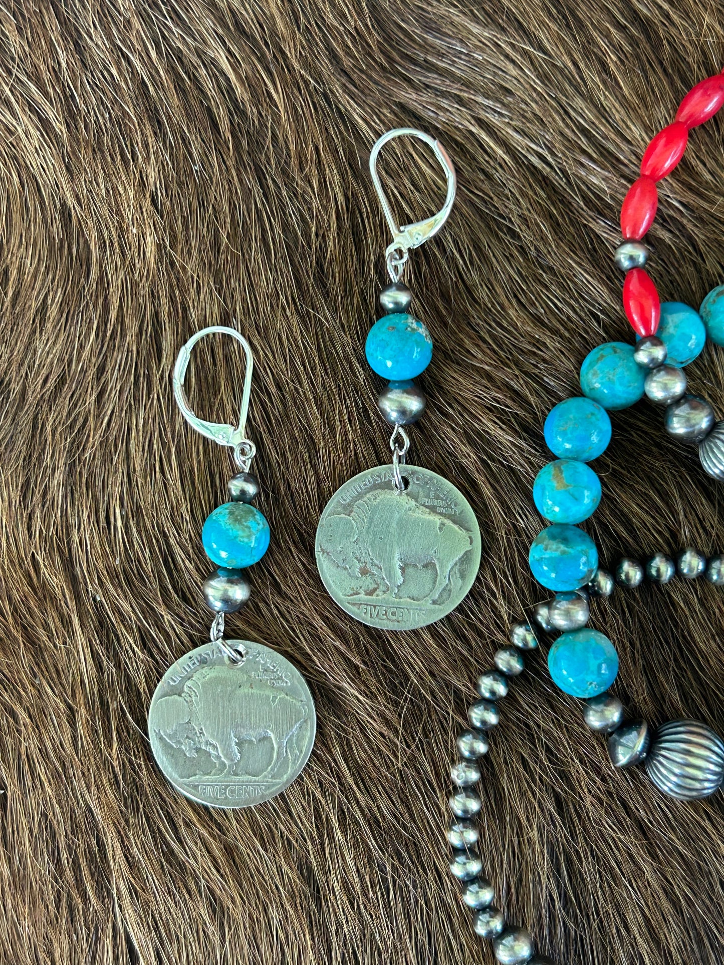 Kingman Buffalo Earrings