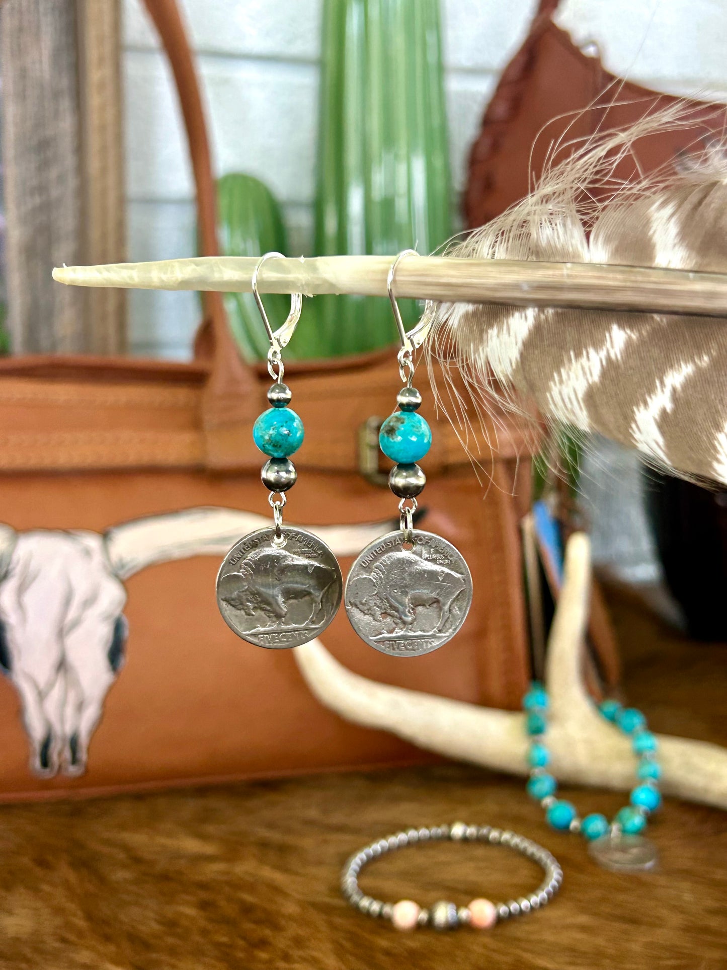 Kingman Buffalo Earrings